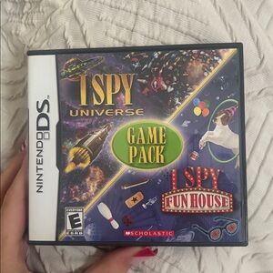 Nintendo DS I Spy Game Cartridge I spy universe and I spy fun house